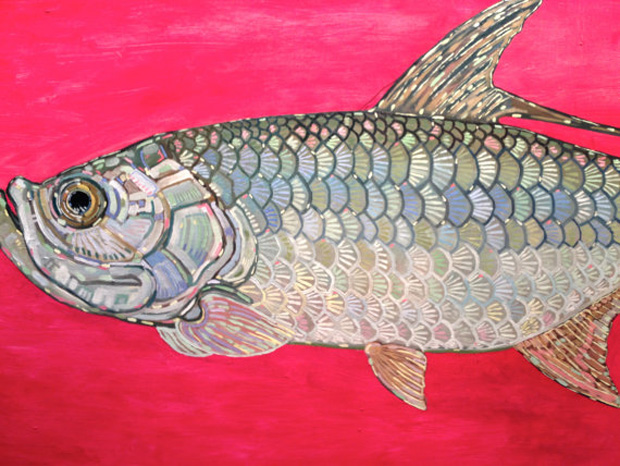 Friday Fish Frame: “Tarpon Study” by Jonathan Marquardt