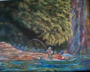 Fishing with family.  Artwork courtesy of Michael Meyer.