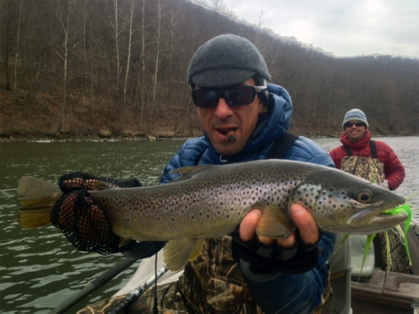 "Yinz have some rul nice trout up in here." Photo by W. B. Paternotte