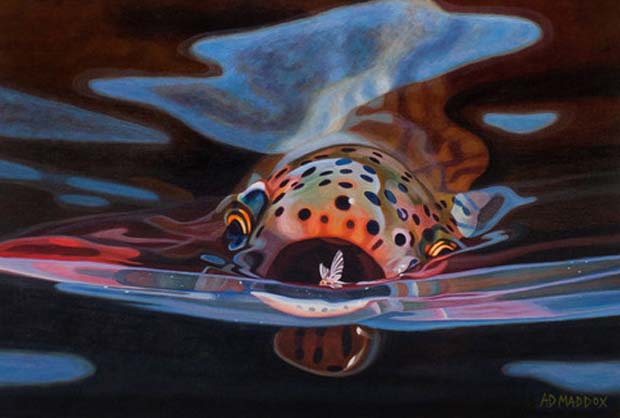 Friday Fish Frame: Meet A. D. Maddox, fly angler, motorcyclist and artist