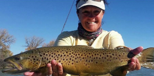 Shelly with a fine Montana brown.