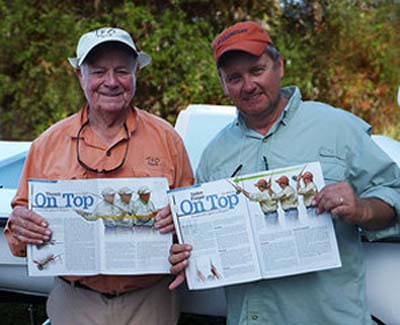 Joe Mahler, nationally recognized as the ambassador of casting with your index finger on top, gets a nod from Lefty. Joe, in many angling circles, is known for his innovations - tips and tactics.