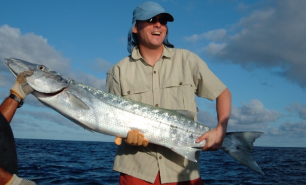 A large caught and released cuda. Photo by A. Derr.