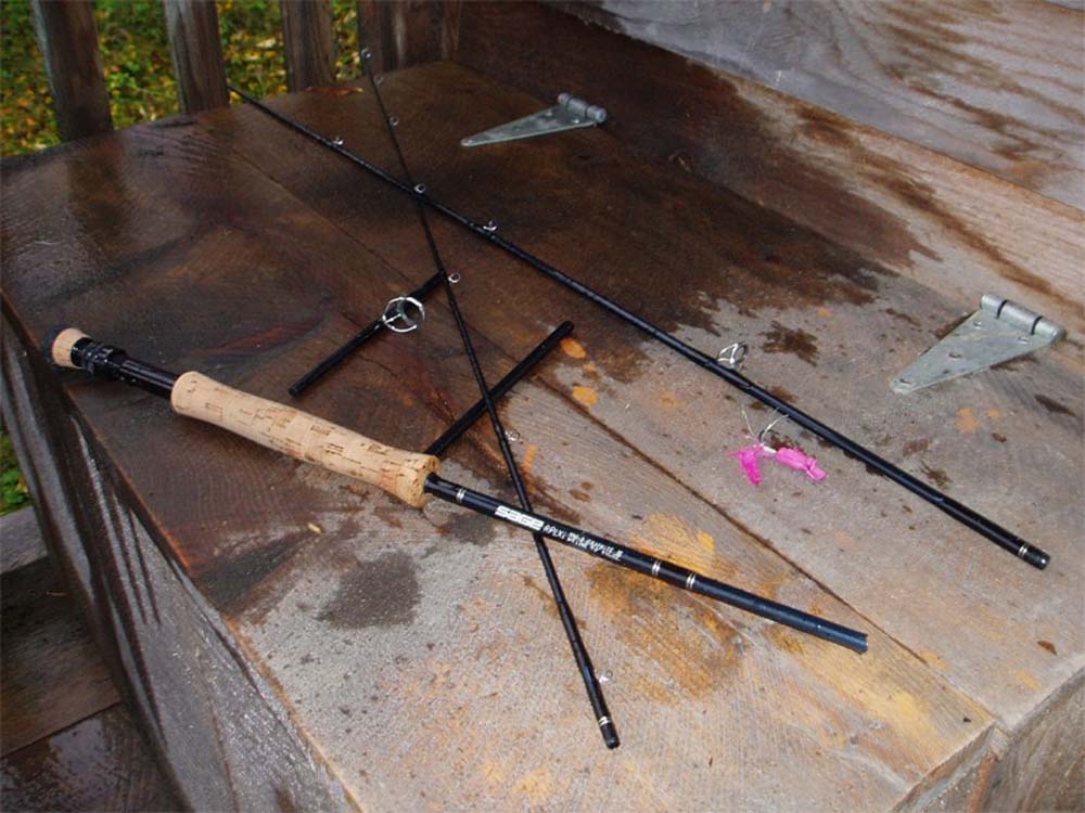 Fixing a broken tip top is easy, but at mid-fly rod not so easy